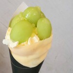 TERAKADO COFFEE - 【2025.08】2025年8月限定・シャインマスカットのクレープ(税込1,300円)