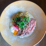 ジャパニーズまぜ麺 マルタ - 京風黒毛和牛チャーシューまぜ麺