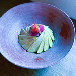 ジャパニーズまぜ麺 マルタ - 水なすと焼き茄子ピュレの冷やしまぜ麺