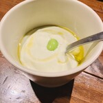 白金高輪ぶち - 枝豆プリン？