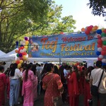 インド料理 パリワル - 戸山公園で開催されたティージ。しっかりとゲートが設けられていたからか、会場内はやたらと人が多いってことがなくて良かったです。