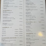 ベルギーパビリオン - メニュー