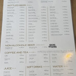 ベルギーパビリオン - メニュー