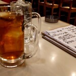 てっぺん - ウーロン茶。