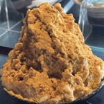 甘味処 柴ふく - 黒柴ミルク（黒蜜・きな粉・ミルク）