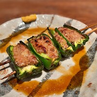 鳥茂 - ピーマンの肉詰め