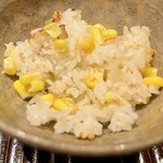 食堂 燈 - とうもろこしの釜飯♡
