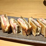 食堂 燈 - 新牛蒡と五香粉のクロックムッシュ