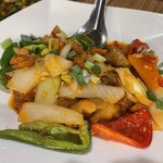 シミラン - 鶏唐揚げとカシューナッツ炒め