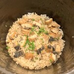 丸の内一丁目 しち十二候 - 釜炊き