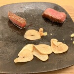 丸の内一丁目 しち十二候 - ステーキ　食べかけですいません