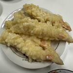鶴亀屋食堂 - 海老の天ぷら　1,100円