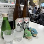 鶴亀屋食堂 - ビール小瓶（アサヒ、サッポロ、キリン）/お酒八鶴
