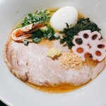 金澤濃厚甘えびラーメン 紅牡丹 - 