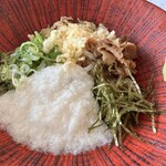 くまもと中央カントリークラブ - ぶっかけ山かけ稲庭うどん
