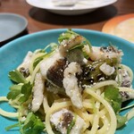 Aoi - 鱧と万願寺とうがらしのオイルパスタ