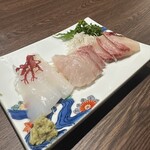 厳選酒場 新風 - オススメの刺身￥1500円