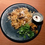 旬とスパイスのお店 星みや - 秋田産くまビリヤニ。