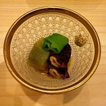 銀座 鮨 しょう介 - 【タコと万願寺とうがらし、茄子のやわらか煮】