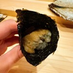 銀座 鮨 しょう介 - 【アナゴの海苔巻き】