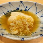 銀座 鮨 しょう介 - 【湯葉の毛蟹餡かけ】