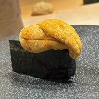 鮨 由う - ウニ軍艦巻き