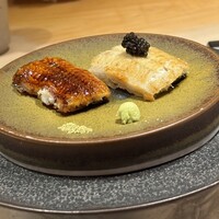 鮨 由う - 地焼きの鰻　白焼と蒲焼
