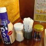 とり鉄 - 卓上の調味料