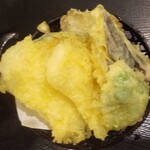 蕎麦処 まち庵 - いか天ざる蕎麦1330十割300