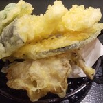 蕎麦処 まち庵 - いか天ざる蕎麦1330十割300