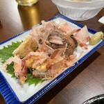 甲州居酒屋 佐藤さん家 - 黒あわび茸と椎茸