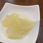 甲州居酒屋 佐藤さん家 - お通し　冬瓜