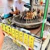館鼻岸壁朝市 - 焼き魚トラック。