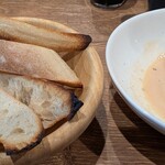 K＋＋ - 塩辛ペンネとバケット