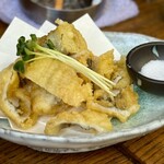 居酒屋燃えた うらめし屋 - 【揚　物】穴子の天麩羅：サクサク♪