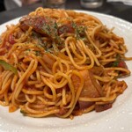 蔵元居酒屋 清龍 - 昔風ナポリタン（大盛） 693円