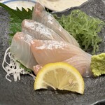 蔵元居酒屋 清龍 - 平目刺身（宮城産） 748円