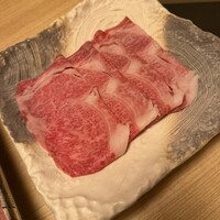 先斗町しゃぶしゃぶすき焼き きらく - 神戸牛の肩ロースも信じられないくらい柔らかくてしなやかでお肉のポテンシャルにつくづく感動です。