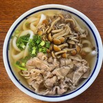 三井うどん店 - 料理写真:肉なめこうどん