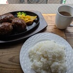 ステーキみたいなハンバーグ - 