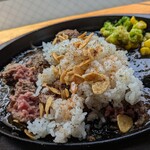 ステーキみたいなハンバーグ - 