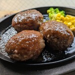 ステーキみたいなハンバーグ - 