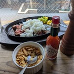 ステーキみたいなハンバーグ - 