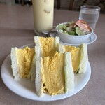 洋食屋テルミーヌ - ⑤サンドイッチ、サラダ付き♪