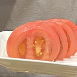 焼肉 鶯谷園 - 冷やしトマト