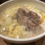 焼肉 鶯谷園 - テールスープ