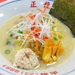 正龍 - 正龍FBより トッピングのないでフォルトな濃厚塩白鶏麺（塩パイチー）