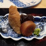 鮨旬美西川 - 干瓢、いなり、干し椎茸