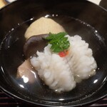 鮨旬美西川 - 愛知鱧、シャコ、アワビタケの椀物