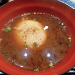 鮨旬美西川 - 玉子赤だし